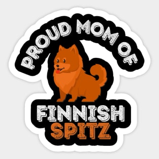 Mom of Finnish Spitz Life is better with my dogs Dogs I love all the dogs Sticker